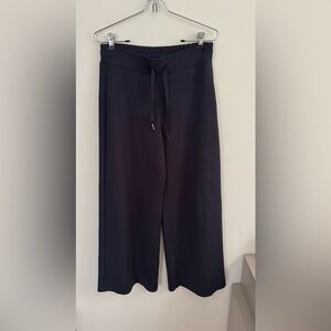 SPANX Air Essentials Navy Wide Leg Pants